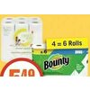 Pc Green or Bounty Paper Towels  - $5.49