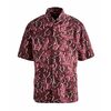 Zegna - Cotton Print Short Sleeve Shirt - $434.99 ($145.01 Off)