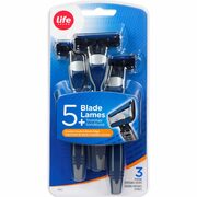 Life Brand 5 Blade Disposable Razors - $5.99