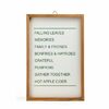 Harvest 14.96-Inch X 10.04-Inch Decorative Fall Sayings Framed Wall Art In White - $4.49 (3 Off)