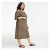 Women+ Printed Linen-blend Skirt In Light Khaki Brown - $23.94 ($5.06 Off)