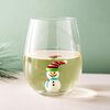 Christmas Buddies Stemless Wine Glass - $9.99