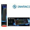 Enhance 7 Color Backlit Gaming Keyboard or Led Memory Foam Wrist Rest - $29.99