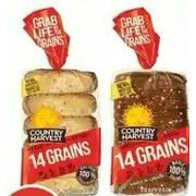 Wonder Hot Dog Buns, Country Harvest Bagels or Grains Bread - 2/$7.00