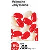 Valentine Jelly Beans - $0.68/100g (15% off)
