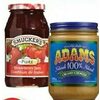 Adams Creamy Peanut Butter, Wowbutter Soy Spread or Smucker's Pure Jam  - $4.99
