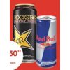 Rockstar, Red Bull or Guru Energy Drink - 2/$5.50